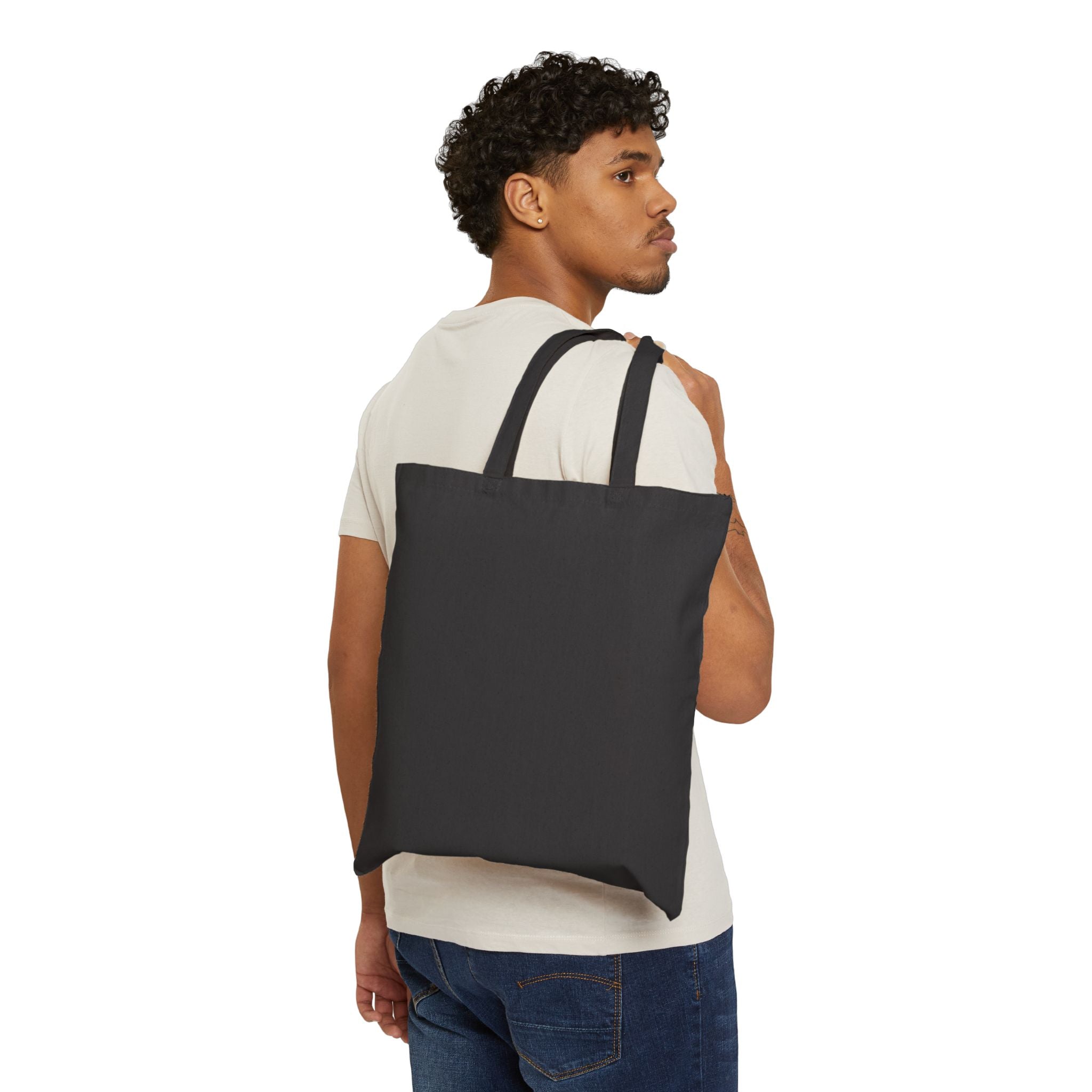Blank Cotton Canvas Tote Bag - Plain Natural Market Grocery Shopper Etwalo