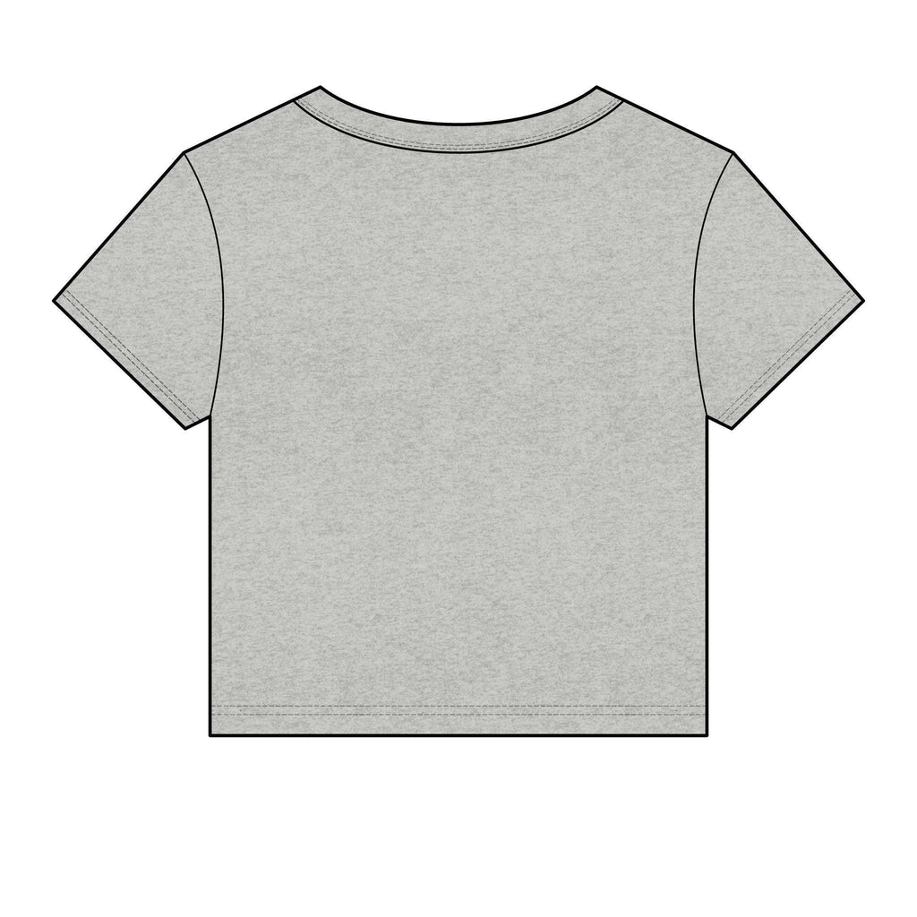 Women's Micro Rib Baby Tee — Cropped Ribbed Baby T-Shirt Etwalo