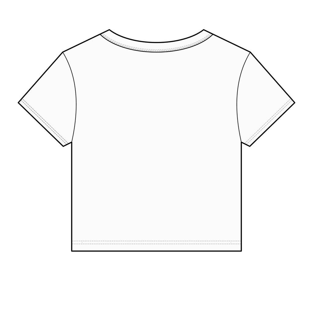 Women's Micro Rib Baby Tee — Cropped Ribbed Baby T-Shirt Etwalo