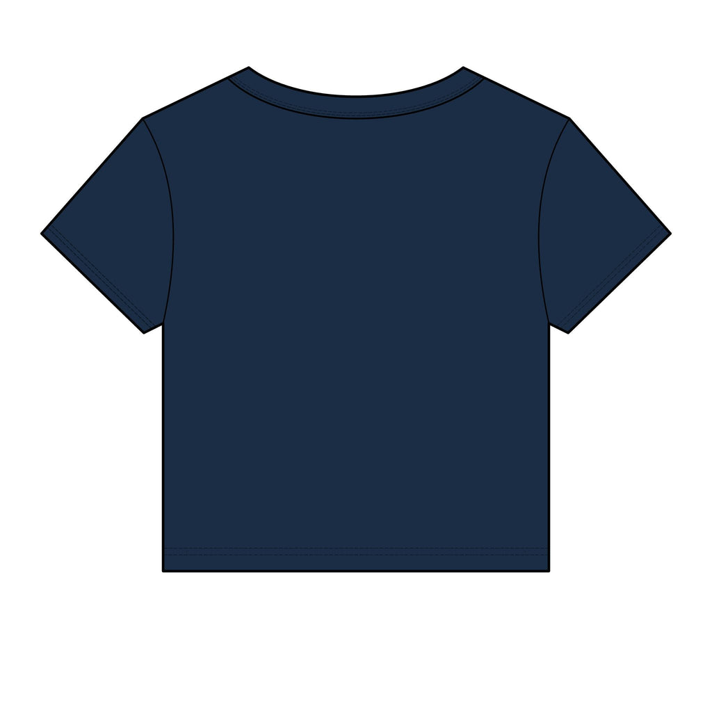 Women's Micro Rib Baby Tee — Cropped Ribbed Baby T-Shirt Etwalo
