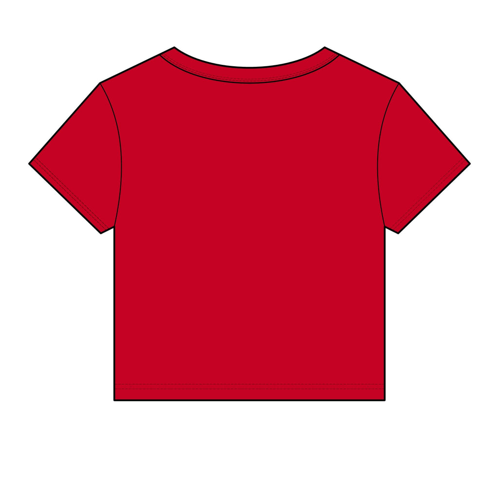 Women's Micro Rib Baby Tee — Cropped Ribbed Baby T-Shirt Etwalo