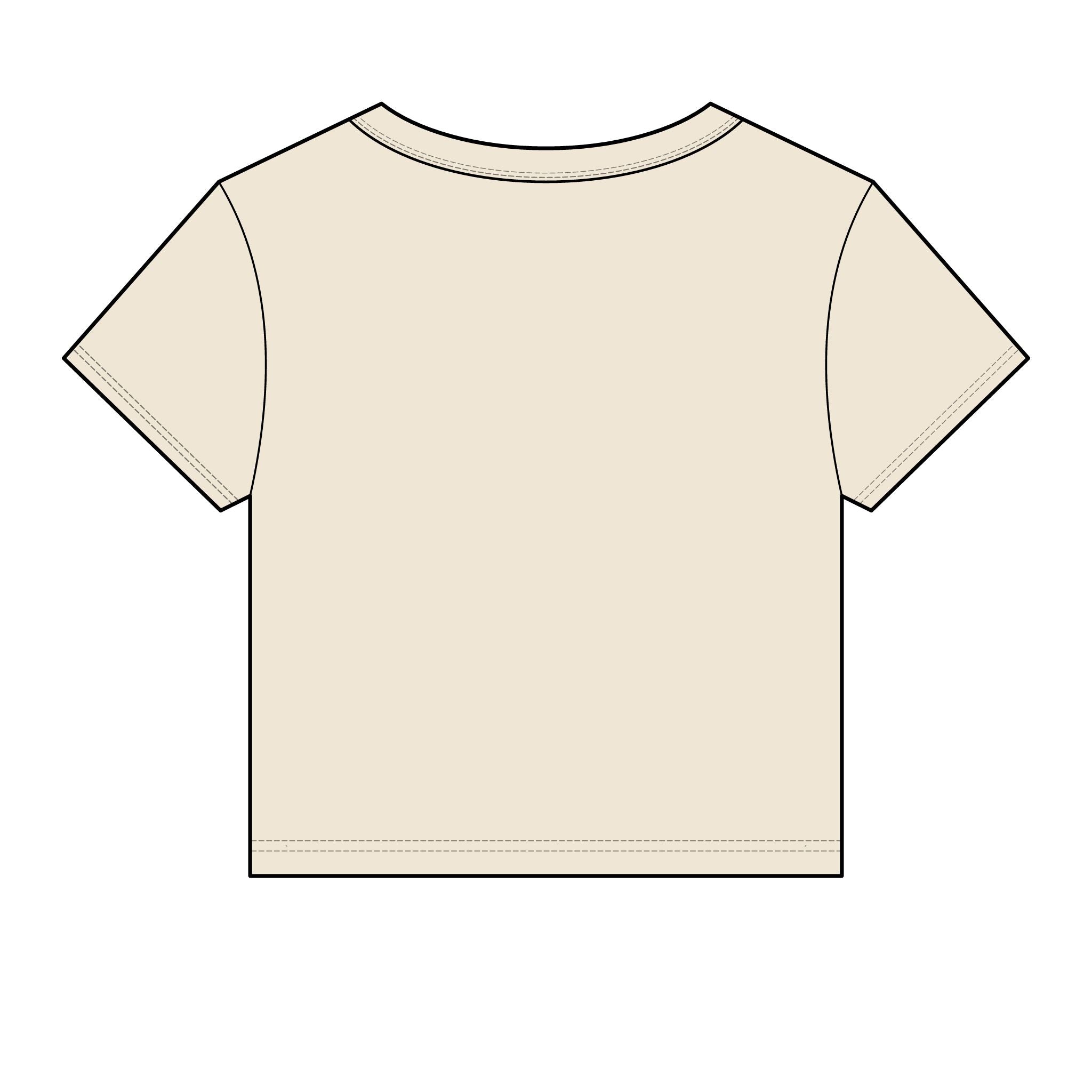 Women's Micro Rib Baby Tee — Cropped Ribbed Baby T-Shirt Etwalo