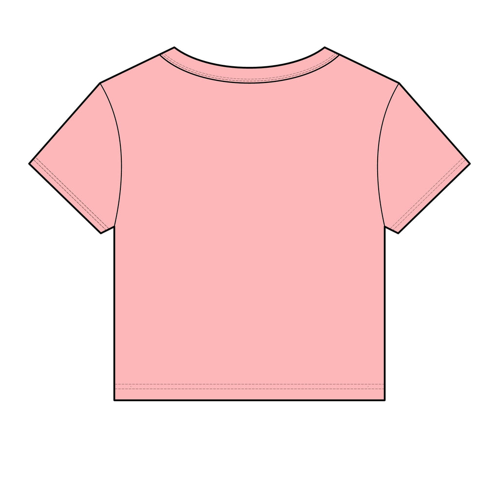 Women's Micro Rib Baby Tee — Cropped Ribbed Baby T-Shirt Etwalo