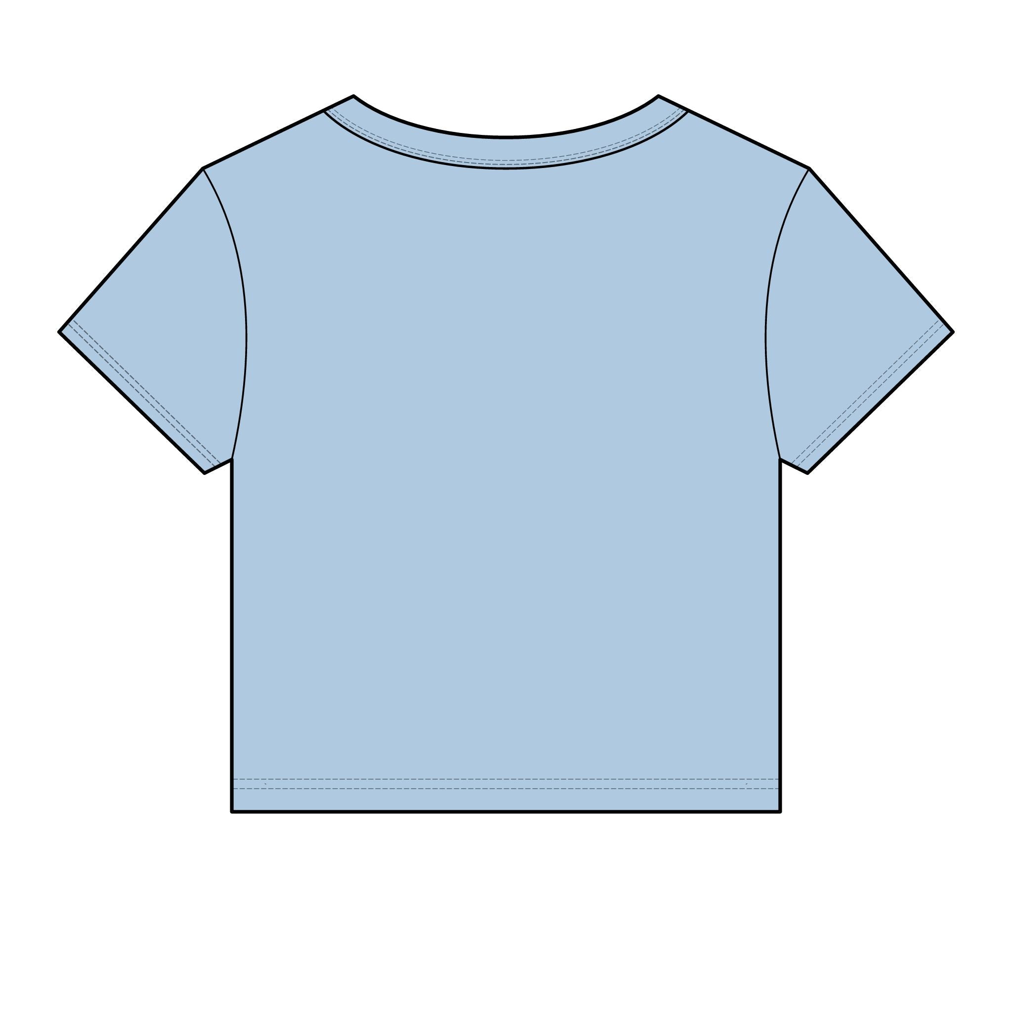 Women's Micro Rib Baby Tee — Cropped Ribbed Baby T-Shirt Etwalo